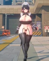 1girls 3d areola areola_slip areolae areolae_slip arm_stockings big_ass big_breasts big_nipples big_thighs bikini_top black_hair bra breasts casual_exposure choker elf_ears ellen_joe emotionless_female exposed_ass exposed_nipples female female_focus female_only game_mod glasses hairy_pussy longer_than_10_seconds maid maid_headdress maid_outfit maid_uniform midriff mod nipple_pasties nipple_piercing nipples nipples_visible_through_clothing no_sound outfit_swap painted_nails partially_clothed partially_nude pasties red_eyes red_hair shark_girl shark_humanoid shark_tail shark_teeth sharp_teeth shorter_than_30_seconds stockings_thigh_highs tagme thick_thighs thong uncensored unusual_anatomy unusual_teeth vertical_video victoria_housekeeping video voidhero walking watermark zenless_zone_zero