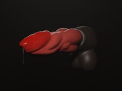 3d 4:3 bodily_fluids cum dark_background genital_fluids hi_res knot male male_only penis vulpes_helios