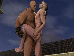 2boys 3d abs anal_penetration anal_sex animated bald bara cd_projekt_red fingerless_gloves geralt_of_rivia hand_on_head leg_grab leg_up letho_of_gulet male_only muscles muscular muscular_male no_sound nude pecs standing standing_on_one_leg standing_sex tagme the_witcher the_witcher_(series) the_witcher_2 the_witcher_3:_wild_hunt thrusting_into_ass video volt_krueger white_hair