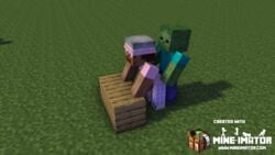 3d anal mc mine-imator minecraft steve_(minecraft) zombie zombie_(minecraft)