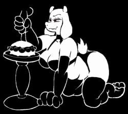 animated cock_and_balls creampie cum cum_on_food dirtydooddlez doood ejaculation female horny_female lingerie masturbation no_sound tagme toriel undertale video