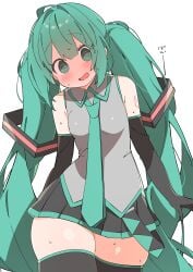 @_@ hatsune_miku skindentation thick_thighs thighhighs thighs uruti_2388 vocaloid