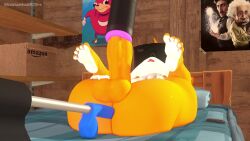 1boy 3d alexa_(amazon) anal anal_penetration anal_sex animated anthro ass balls barefoot bed bedroom big_ass bottomless bubble_butt dat_ass dildo dildo_in_ass fat_ass feet femboy fox freckles gay gay_anal gooning huge_ass indoors jiggling jiggling_ass large_ass legs_up leviantan581re looking_pleasured lying lying_on_back male male_only mp4 naked no_sound nude nude_male onahole penetration penis poster sega sex sex_machine sex_machine_attachment sex_toy sex_toy_in_ass soles solo sonic_(series) sonic_the_hedgehog_(series) tails tails_the_fox thick_ass thick_thighs toes tongue tongue_out two_tone_body two_tone_face two_tone_feet video vr_headset wide_hips