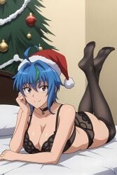 anime ass breasts christmas feet female girl high_school_dxd lingerie pinku.ai xenovia_quarta