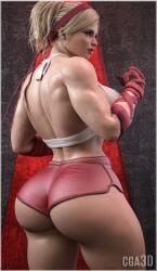 3d ass big_ass blonde_hair breasts cga3d erotichris exercise exercise_clothing female female_only lidia_sobieska muscular muscular_female namco polish prime_minister tekken tekken_7 tekken_8 thick_thighs