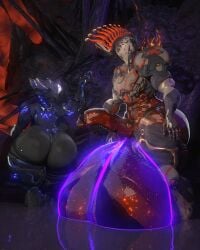 balls big_ass big_balls big_breasts big_penis breasts bubble_butt character_request female genderbend huge_ass huge_balls huge_cock hyper_balls male penis qzk_forte tagme thick_thighs warframe wide_hips