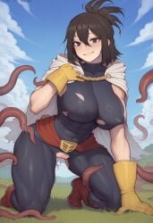 1girls ai_generated big_ass big_breasts big_butt big_thighs black_eyes black_hair blush bodysuit boku_no_hero_academia female huge_ass huge_breasts huge_butt huge_thighs my_hero_academia nana_shimura superhero tentacle tentacle tentacle_rape tentacle_sex torn_clothes wanuze wide_hips