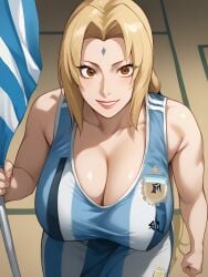 ai_generated anime argentina big_ass big_breasts big_butt bimbo blonde_hair female manga mature mature_female milf mommy naruto naruto_(series) naruto_shippuden rxnbx selfie tsunade