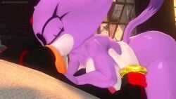 3d 3d_model 69 animated anthro anthro_on_anthro anthro_only big_ass big_breasts blaze_the_cat cum cum_inside furry impregnation kiss_mark leviantan581re mp4 no_sound shadow_the_hedgehog sonic_(series) tagme vaginal_penetration video