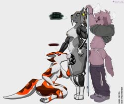 amur_carp anal anal_sex anthro artist_collaboration ass big_breasts big_butt big_penis breasts canid canine canis carp clothing collaborative cybernetic_arm cybernetic_leg cybernetic_limb cybernetics cyprinid cypriniform domestic_dog english_text fangs felid feline fellatio female fish genitals glory_hole group group_sex gynomorph gynomorph/female gynomorph/male gynomorph_penetrated hi_res intersex intersex/female intersex/male intersex_penetrated jockstrap kneeling_oral_position kobold koi leg_tattoo machine male male_penetrating male_penetrating_gynomorph male_penetrating_intersex mammal marine nextel oral oral_penetration pawpads paws penetration penile penile_penetration penis penis_in_ass prehistoric_species prosthetic prosthetic_arm prosthetic_leg prosthetic_limb reed_(bearra) rhea_(trichternet) saber-toothed_tiger sabertooth_(anatomy) sabertooth_feline sarah_(trichternet) scalie sex tail tattoo teeth text thick_tail thick_thighs threesome trichternet trio typical_carp underwear wide_hips