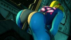 3d abs animated bimbo blonde_hair blue_bodysuit bodysuit bouncing_breasts breasts bursting_breasts cowgirl_position dark-skinned_male dark_skin dead_or_alive green_eyes hand_on_hip happy_sex huge_breasts interracial kaminakirei long_hair metroid mole_under_mouth music navel nintendo penis perspective ponytail pov pussy riding samus_aran sarah_bryant sound space straight tagme toned toned_female vaginal_insertion vaginal_penetration video zero_suit_samus