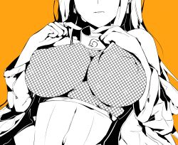 1girls abs big_breasts black_and_white breast_focus busty close-up crop_top defaultz_17 erect_nipples erect_nipples_under_clothes female female_focus female_only fishnet fishnet_shirt fishnets hi_res high_resolution highres hoodie hyuuga_hinata hyuuga_hinata_(naruto:_road_to_ninja) jacket konohagakure_symbol large_breasts midriff naruto naruto:_road_to_ninja naruto_(series) naruto_shippuden neckwear nipple_bulge perky_breasts pinup presenting_breasts shounen_jump skimpy skimpy_clothes solo solo_female solo_focus toned toned_female voluptuous