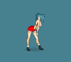 alternate_costume animated christmas evie_(paladins) gif paladins pixel_art