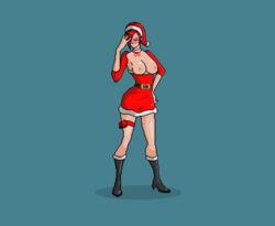 ash_(paladins) breasts neophite-byte paladins pixel_art simple_background