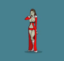 2d animated gif golem inara_(paladins) mineral_fauna mineral_humanoid neophite-byte paladins pixel_art rock_creature rock_humanoid stone_body stone_skin