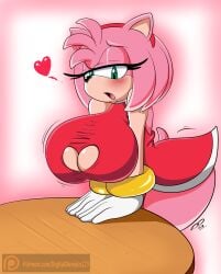 amy_rose big_breasts bouncing_breasts curvy_female digitaldomain123 horny_female sonic_(series) sonic_the_hedgehog_(series) tagme thick_thighs