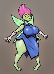 1futa alien ben_10 big_breasts big_penis breasts bulge cartoon_network clothed clothing erection erection_under_clothing fairy fully_clothed futa_only futanari genitals green_body gynomorph hair hi_res huge_breasts huge_cock humanoid intersex jovi_cap nemuina penis pink_hair solo standing thick_thighs wide_hips wings yellow_eyes