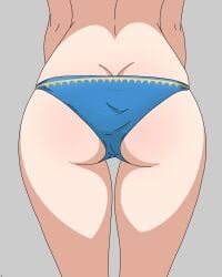 1girls alternate_costume ass ass_focus back bare_back bare_thighs big_ass bikini blue_bikini blue_swimsuit butt_crack female female_only fire_emblem fire_emblem:_three_houses fire_emblem_heroes from_behind grey_background li9mo lower_body marianne_von_edmund marianne_von_edmund_(summer) nintendo official_alternate_costume solo swimsuit thighs