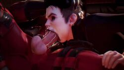 3d animated blowjob brianna_hildebrand deadpool_(film) deepthroat ellie_phimister fellatio female froggysfm genitals irrumatio marvel marvel_comics negasonic_teenage_warhead oral oral
tongue oral_penetration penetration penis penis_in_mouth tongue_out tongue_out_blowjob