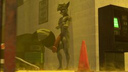 2024 3d aceydrgn alley anthro athletic athletic_anthro athletic_male atm balls big_balls big_penis crossed_arms digital_media_(artwork) genitals hi_res huge_balls huge_cock looking_at_viewer male male_anthro mammal markings nude nude_anthro nude_male outside penis procyonid raccoon sly_cooper sly_cooper_(series) smile smiling_at_viewer smirk smirking_at_viewer solo sony_corporation sony_interactive_entertainment source_filmmaker_(artwork) striped_markings striped_tail stripes sucker_punch_productions tail tail_markings teeth traffic_cone warfare_machine warfare_sly_cooper