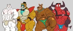 2023 4boys 4males abs anthro anthro_focus anthro_only anus anus_focus anus_outline ass backsack balls bara bear bodypaint bracelet bulge canine canis cuntboy demon demon_(rat_snacks) digital_drawing_(artwork) digital_media_(artwork) epic_games felid feline felis five_nights_at_freddy&#039;s five_nights_at_freddy&#039;s:_security_breach fortnite foursome furryonline1 gay ghost_meowscles glamrock_freddy_(fnaf) horns jockstrap male male/male/male/male male_anthro male_focus male_only mammal mammal_humanoid meowscles_(fortnite) muscles muscular muscular_anthro muscular_male navel nipples partially_clothed partially_clothed_male pecs pectorals penis_outline pussy rat_snacks scooby-doo scooby-doo_(character) shoulder_pads testicles ursid ursid_humanoid