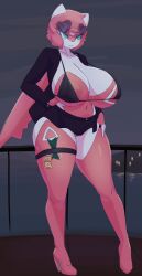 big_breasts breasts dullyarts female high_heels huge_breasts latias pokemon pokemon_(species) pussy tagme thick_thighs wide_hips