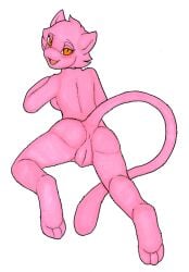 3_toes after_transformation anthro anthro_only anus aroused aroused_face aroused_smile ass barefoot bedroom_eyes blush breasts digitigrade ears_up enjoying feet female floating fur gender_transformation generation_1_pokemon genitals hair ivanks legendary_pokemon long_tail looking_at_viewer mammal mew_(pokemon) mtf_transformation narrowed_eyes nintendo nude open_mouth orange_eyes paws pink_body pink_fur pink_hair pokemon pokemon_(species) presenting presenting_anus presenting_hindquarters presenting_pussy pupils pussy raised_tail rear_view satoshi_(pokemon) seductive short_hair simple_background slit_pupils snout solo species_transformation spread_legs spreading tail thick_thighs toes tongue transformation white_background