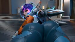 3d amanda_sparkle ass ass_focus blender juno_(overwatch) overwatch_2 popa_3d_animations poster