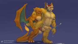 bowser from mario (series) by hollowthedragon