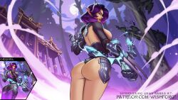 big_ass big_butt edited naked nude paladins photoshop skye skye_(paladins) splash_art