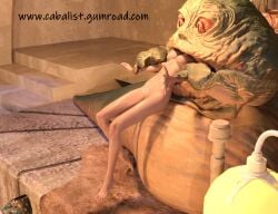 3d alien alien_pred breasts cabalist female_prey human_prey jabba_the_hutt medium_breasts monster_pred nipples nude oral_vore pussy star_wars vore