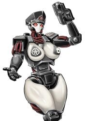 1girls automaton_(helldivers) big_breasts female helldivers helldivers_2 looking_at_viewer robot robot_girl robot_humanoid thick thick_legs thick_thighs thighs xiao_taiyang_t2333