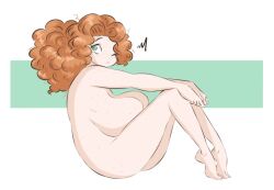 1girls big_breasts brave disney disney_princess dullvivid female merida only_female orange_hair pose