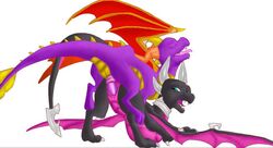 activision cynder dragon female male penetrate penis pussy sex spyro spyro_the_dragon straight video_games white_background