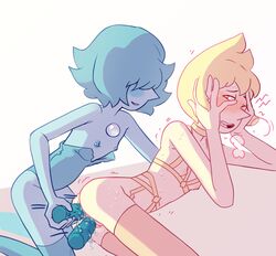 aanabi anal_object_insertion anal_sex anus anus_juice ass blue_bodysuit blue_dildo blue_hair blue_pearl_(steven_universe) blue_skin blue_stockings blush bodysuit bodysuit_aside cartoon_network dildo dildo_in_pussy double_dildo double_penetration erect_nipples eyes_covered female female/female female_only flat_chest gem_(species) hair_covering_eye hands_on_face leotard leotard_aside lesbian_sex lingerie looking_at_another lying nipple_piercing nipples object_insertion on_knees one_eye_closed orgasm pussy pussy_juice sex_toy shaking short_hair skinny smiling steven_universe sweat vaginal_object_insertion vaginal_penetration wet_anus wet_pussy yellow_eyes yellow_hair yellow_pearl_(steven_universe) yellow_skin yellow_stockings yuri