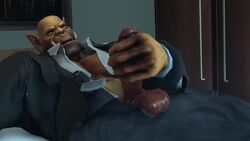 3d animated dark-skinned_male dark_skin galianbeastsfm garrosh_hellscream male male_only males_only masturbation no_cum no_sound orc orc_male penile_masturbation penis solo suit tagme video warcraft world_of_warcraft