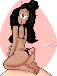 assjob bracktheslayer buttjob cum cumshot dark-skinned_female feet oc original_character tagme