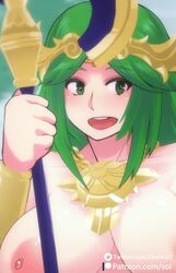 1boy 1boy1girl 1girls ahegao animated big_breasts bouncing_breasts breasts cowgirl_position cum cum_in_pussy cum_inside cum_on_thighs female femdom green_eyes green_hair gyrating headgear heart-shaped_pupils kid_icarus long_hair longer_than_30_seconds male nakadashi necklace nintendo nipples palutena pit pit_(kid_icarus) pubic_hair reverse_cowgirl_position sex size_difference skello-on-sale smile sound staff straight vagina vaginal vaginal_penetration vaginal_sex video