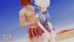 1boy 1girls 3d ahe_gao animated arm_grab armpits ass bag black_socks blue_eyes blue_hair boots bottomless breasts clothed clothed_female_nude_male cumminham dawn_(pokemon) eyelashes faceless_male female fingering from_behind grass half-closed_eyes holding human larger_male looking_away looking_back male moaning nintendo nude on_back on_top one_eye_closed open_mouth outdoors panties penis pokemon pokemon_dppt pussy rolling_eyes scarf sex shirt size_difference skirt skirt_lift small_breasts smaller_female smile socks sound source_request spread_arms spread_legs standing teeth testicles text thick_thighs thigh_sex thin_waist topless tree underwear watch watermark video what white_panties wide_hips wince