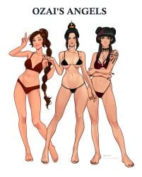 3girls abs asian_female ass_length_hair athletic athletic_female avatar_the_last_airbender azula bare_legs barefoot belly big_breasts bikini black_bikini black_nails braid breasts bridge_piercing busty cleavage crown curvaceous curvy curvy_figure deadpan eyebrows eyelashes eyes female female_focus female_only fingernails fire_nation fit fit_female friends full_body goth grey_eyes hair half_naked hips hoop_earrings hourglass_figure jewelry labret_piercing large_breasts legs light-skinned_female light_skin lips lipstick long_hair looking_at_viewer mai_(avatar) medium_breasts minko multiple_girls nail_polish necklace nickelodeon olena_minko peace_sign princess razor_blade red_bikini rings sidelocks slim slim_waist smile smirk streaked_hair swept_bangs swimsuit tattoo thick thick_legs thick_thighs thighs thin_waist tiptoes toenail_polish toenails toes trio ty_lee underboob upper_body v very_long_hair voluptuous waist wide_hips wink yellow_eyes