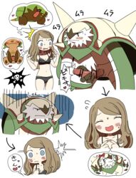 1girls 2019 absurd_res anthro big_penis blonde_hair blue_eyes blush bra censored chesnaught chespin claws cleavage clothed clothed_female_nude_male comic duo erection female feral heart hi_res human humanoid_penis japanese japanese_text larger_male male mammal masturbation nervous nintendo nude panties penile_masturbation penis penis_awe pokémon_(species) pokemon pokemon_xy pokephilia quilladin semi sequence serena_(pokemon) she_tikin shell shocked size_difference small_breasts smaller_female spikes surprise text thigh_gap video_games young
