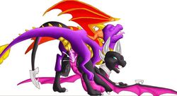 activision bodily_fluids cum cynder dragon female genital_fluids male penetrate penis pussy sex spyro spyro_the_dragon straight video_games white_background