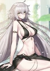 1girls breasts cleavage ero_waifu fate/grand_order fate_(series) female female_only jeanne_alter looking_at_viewer solo