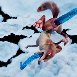 1:1 3d absurd_res animal_genitalia anthro anus balls brown_fur conditional_dnp disney duke_weaselton fur hi_res male male_only mammal mustela mustelid musteline nude scimunk spreading suspension tentacle zootopia