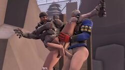 3d alternate_costume anal anal_penetration anal_sex animated balls bara big_penis blackwatch_reyes blizzard_entertainment deep_penetration gay leg_grab leg_lift leg_up male male_focus male_only no_sound overwatch pants_down penetration penis reaper sex soldier_76 standing standing_sex tagme testicles tetesin thrusting_into_ass video yaoi