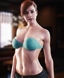 1girls 3d blender bra breasts cleavage female female_only insomniac_games jeans looking_at_viewer marvel marvel_comics mary_jane_watson mary_jane_watson_(insomniac) nyalicia red_hair redhead sci-fi science_fiction scifi solo solo_female spider-man_(ps4) spider-man_(series)