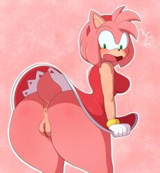 1girls 2019 5_fingers absurd_res accessory adma228 amy_rose animal_ears anthro anthrofied anus arched_back ass bent_over big_ass big_butt black_nose blush bottomless bracelet breasts bubble_ass bubble_butt butt clitoris clothed clothing dat_ass dress emanata eulipotyphlan fat_ass female female_focus female_only fur furry furry_only genitals gloves going_commando green_eyes hair hair_accessory hairband handwear headband hedgehog hi_res huge_ass huge_butt humanoid_genitalia humanoid_hands humanoid_pussy humanoid_vagina jewelry looking_back mammal multicolored_fur newgrounds no_panties no_underwear partially_clothed perineum pink_background pink_fur pink_hair pink_pussy plump_ass pussy rear_view red_dress round_ass round_butt sega short_hair simple_background skirt solo solo_female solo_focus sonic_(series) sonic_team sonic_the_hedgehog_(series) tail tan_fur thick thick_ass thick_thighs topwear two_tone_fur upskirt vagina video_games white_gloves wide_hips