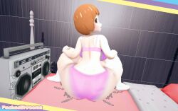 3d ass bed big_ass boombox bra bubble_butt fat_ass_teen kill_la_kill mankanshoku_mako packed_mushrooms packedshroomz panties radio tagme teenage_girl teenager twerking voluptuous_teen