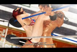 3d american_flag american_flag_bikini chobixpho dead_or_alive dead_or_alive_5_last_round mila_(doa) rig_(doa)