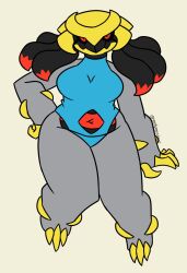 anthro big_breasts breasts dragon female giratina nerdyreindeer pokémon_(species) pokemon scalie thick_thighs wide_hips